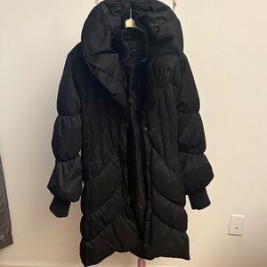 Elie Tahari Black Puffer Jacket
